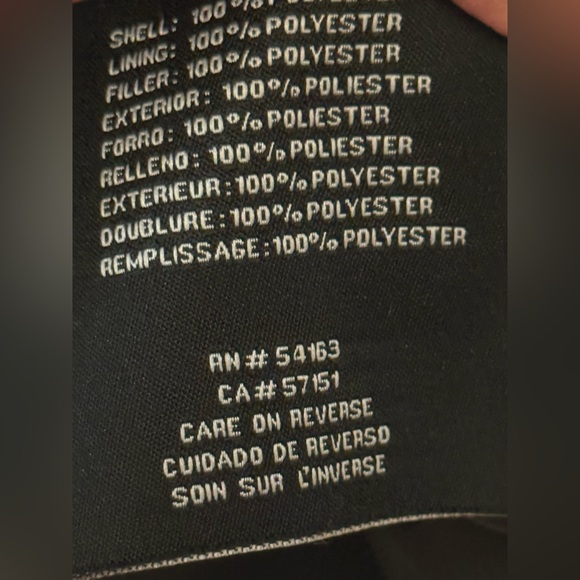 Nine West Black Quilted Zip Front Vest size large - Picture 4 of 5